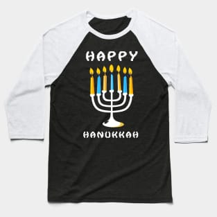 Happy Hanukkah Day Baseball T-Shirt